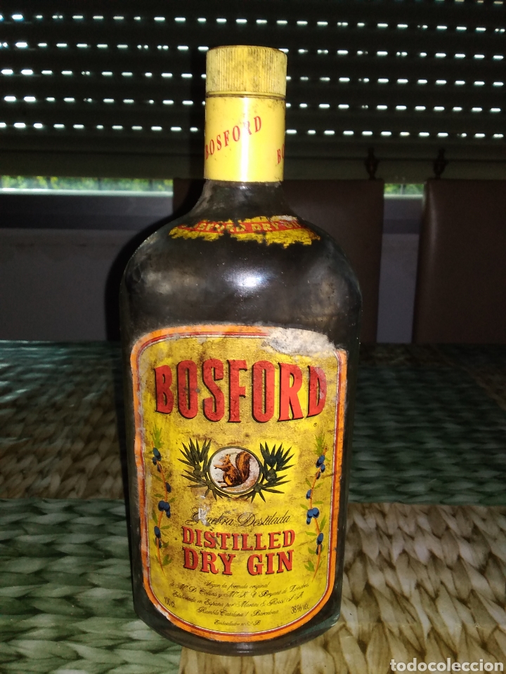 Coleccionismo de vinos y licores: BOSFORD. BOTELLA GINEBRA MARTINI & ROSSI. BARCELONA