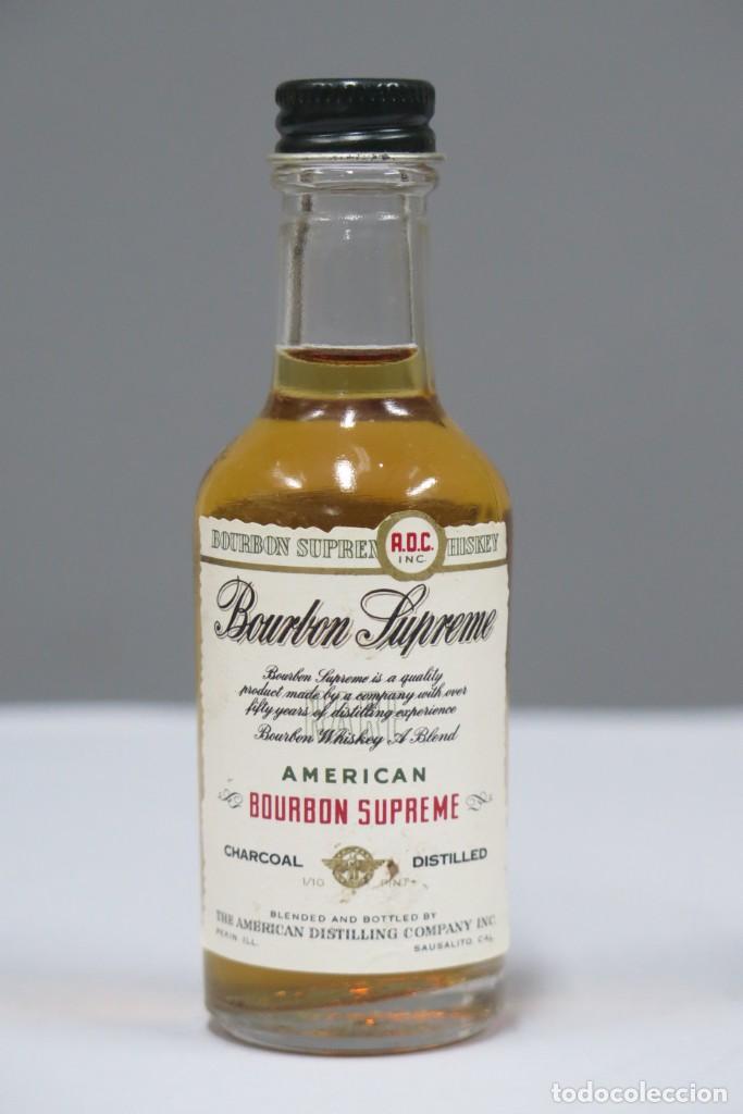 Coleccionismo de vinos y licores: BOTELLIN. BOURBON SUPREME - Foto 1