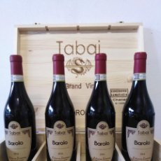 Coleccionismo de vinos y licores: 4 BOTTIGLIE DI BAROLO TABAI EDIZIONE LIMITATA CHANEL 2016. Lote 291354708