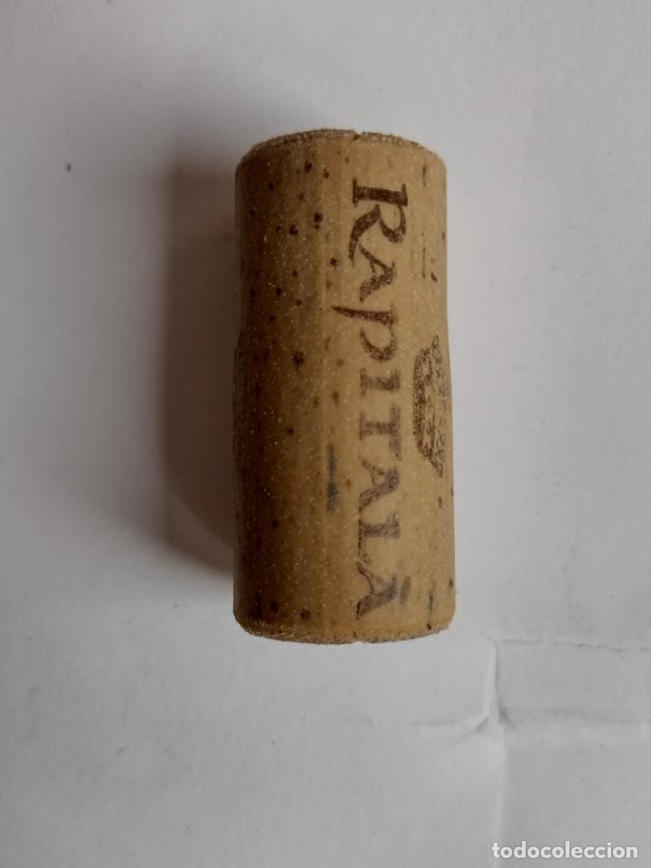 Coleccionismo de vinos y licores: CORCHO TAP&Oacute;N VINO RAPITALIA SICILIA