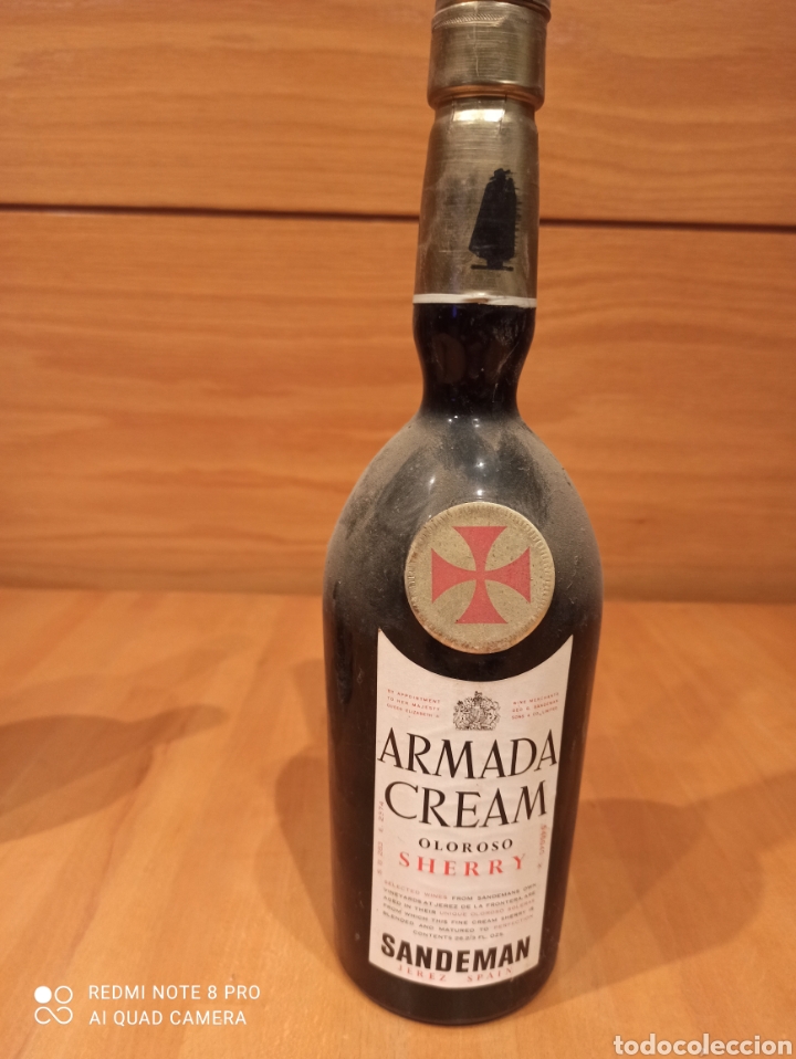 Coleccionismo de vinos y licores: Sherry Armada Cream - Foto 1