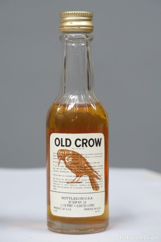 Coleccionismo de vinos y licores: BOTELLIN. OLD CROW - Foto 1