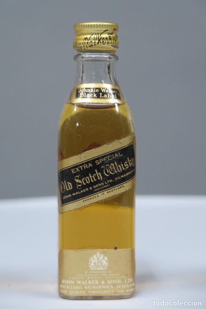 Collection of wines and liquors: BOTELLIN. JOHNNY WALKER. BLACK LABEL. EXTRA SPECIAL