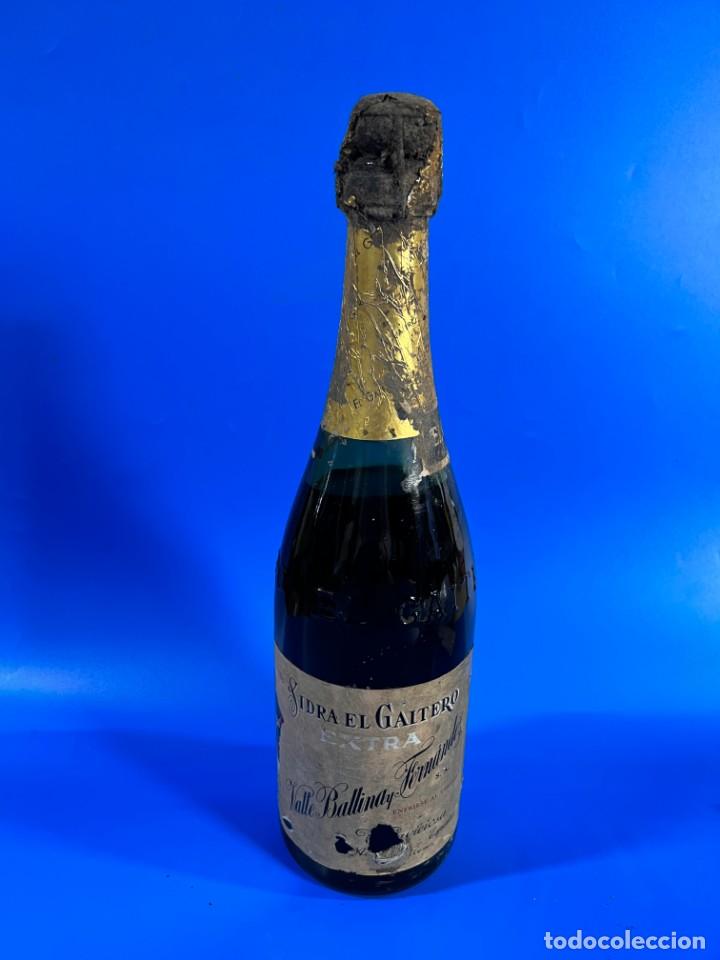 Sammlung von Weinen und Lik&ouml;ren: BOTELLA. SIDRA EL GAITERO EXTRA. VALLE BALLINA Y FERNANDEZ. VILLAVICIOSA - ASTURIAS. VER FOTOS