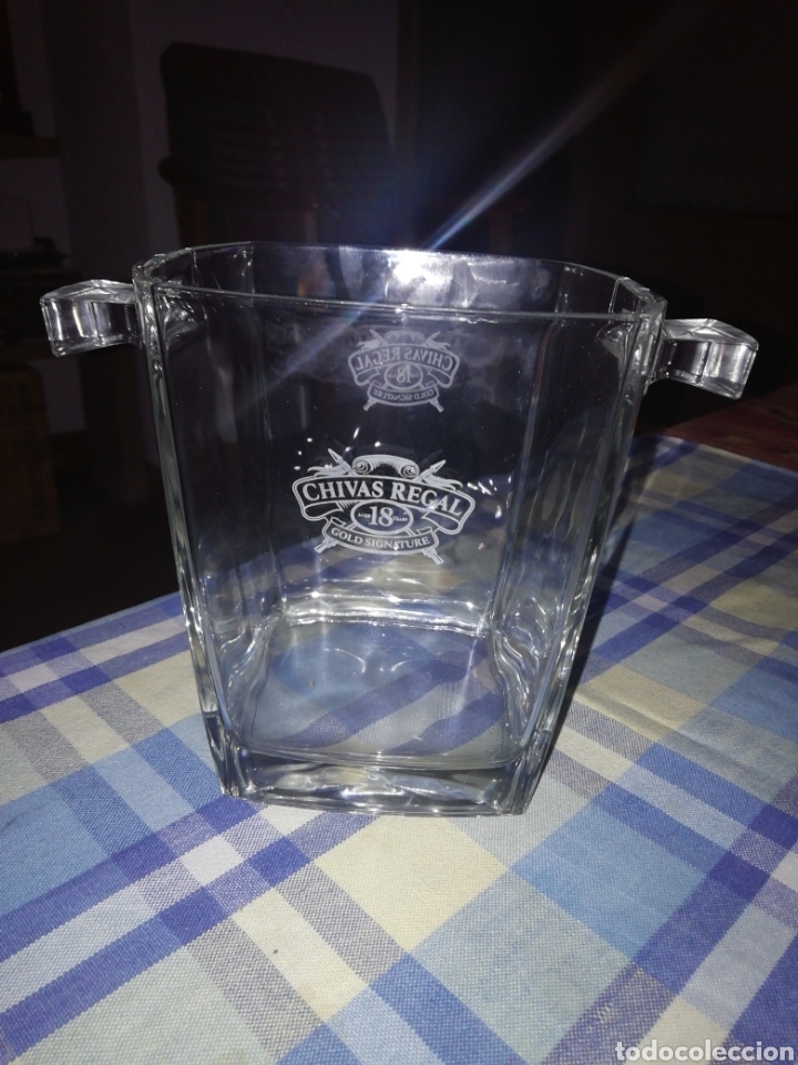 Coleccionismo de vinos y licores: Cubitera CHIVAS REGAL - Foto 2