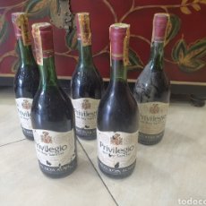 Coleccionismo de vinos y licores: LOTE DE 5 BOTELLAS PRIVILEGIO DE SANCHO. Lote 306605488