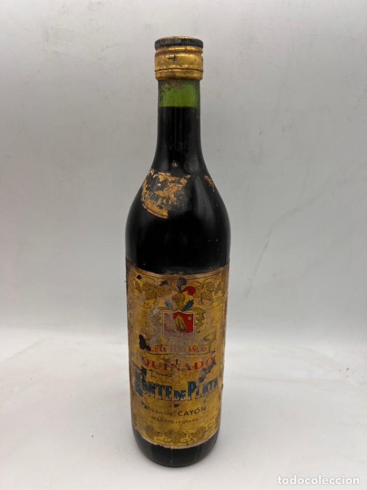 Coleccionismo de vinos y licores: BOTELLA. VINO QUINADO. MONTE DE PLATA. CAY&Oacute;N. MADRID. LLENA. CERRADA. VER FOTOS