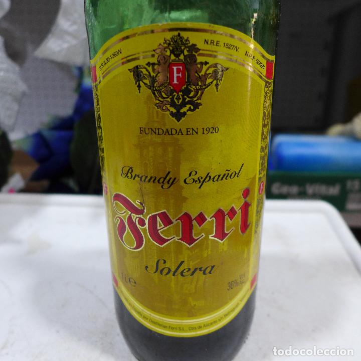 Coleccionismo de vinos y licores: BOTELLA DE BRANDY FERRI - Foto 4