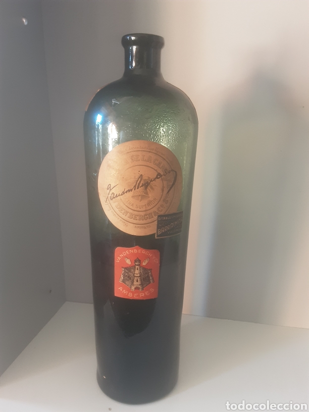 Coleccionismo de vinos y licores: Ginebra de la campa&ntilde;a VANDERBERGH Y CA. -AMBERES-