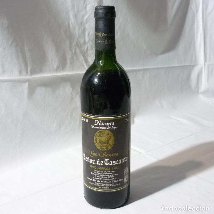 Sammlung von Weinen und Lik&ouml;ren: Botella de vino Se&ntilde;or de Cascante, Gran reserva 1982, Navarra