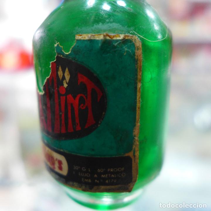 Coleccionismo de vinos y licores: BOTELLIN DE PEPPERMINT ROLLINGS - Foto 5
