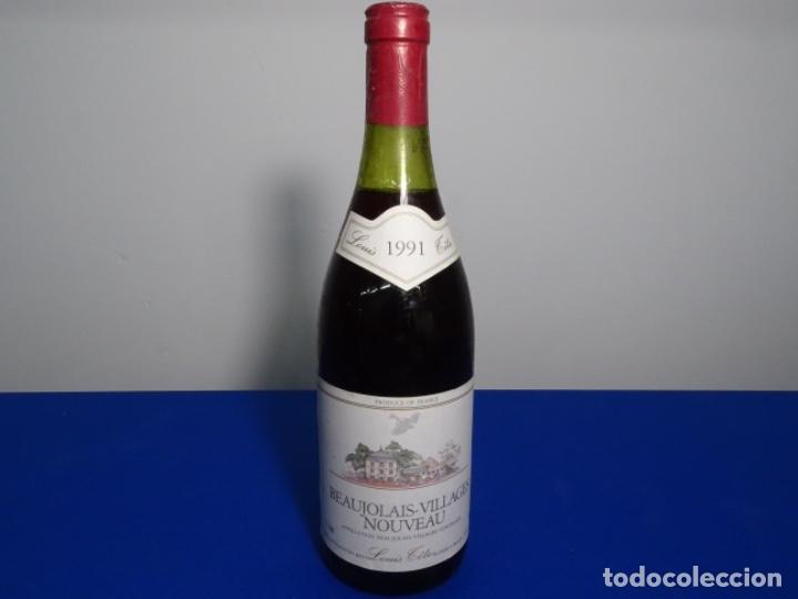 Sammlung von Weinen und Lik&ouml;ren: VINO LOUIS T&Ecirc;TE BEAUJOLAIS-VILLAJES NOUVEAU 1991. FRANCE. COLECCI&Oacute;N.