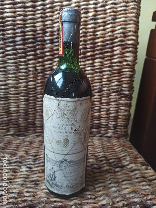 Coleccionismo de vinos y licores: MARQUES DE RISCAL 1978 - Foto 1