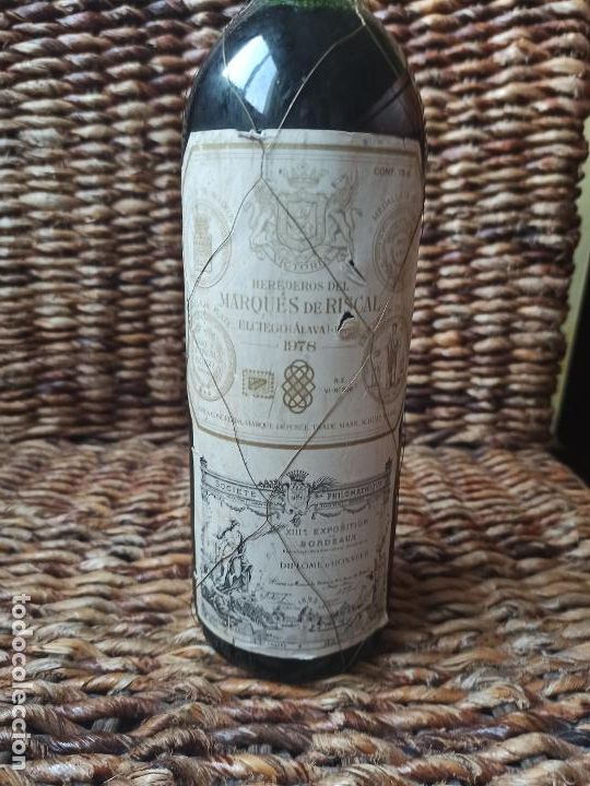 Coleccionismo de vinos y licores: MARQUES DE RISCAL 1978 - Foto 2