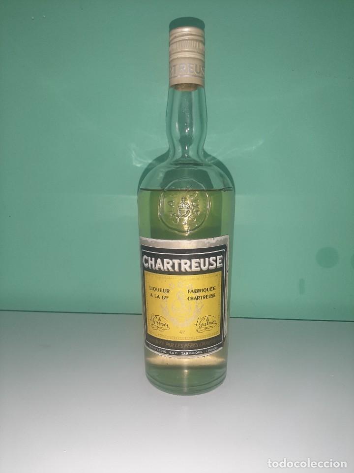 Coleccionismo de vinos y licores: Botella Chartreuse Amarillo 43&deg;