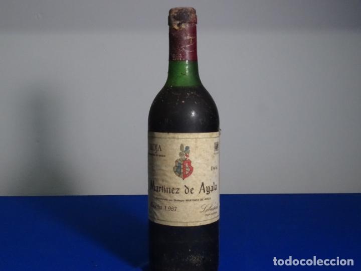 Collectionnisme de vins et liqueurs: VINO COLECCION MART&Iacute;NEZ DE AYALA 1987. RIOJA.