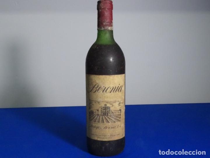 Collectionnisme de vins et liqueurs: VINO COLECCION BERONIA 1980 CRIANZA RIOJA.