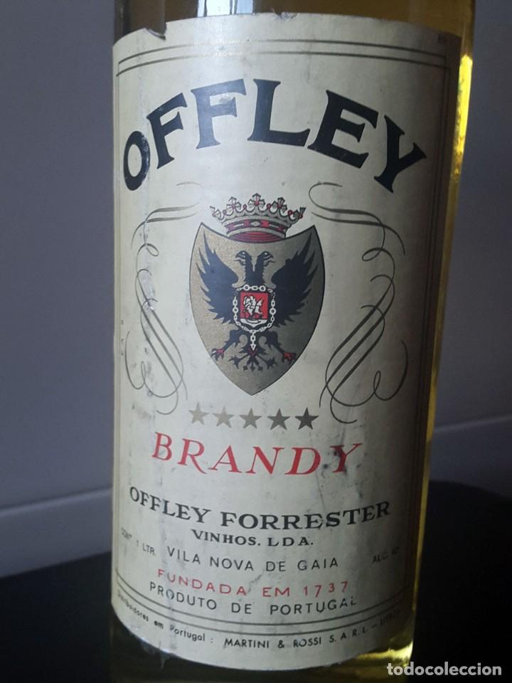 Coleccionismo de vinos y licores: Brandy OFFLEY cinco estrellas - Foto 2
