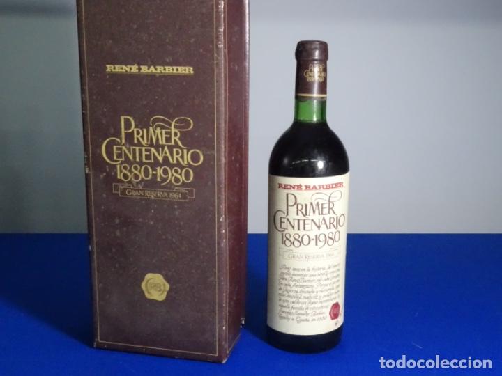 Sammlung von Weinen und Lik&ouml;ren: VINO COLECCION. REN&Eacute; BARBIER. PRIMER CENTENARIO GRAN RESERVA 1964.