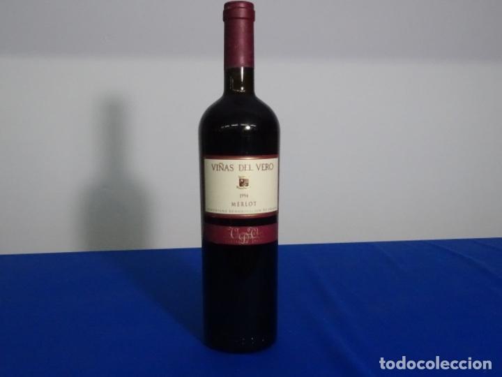 Collezionismo di vini e liquori: VINO VI&Ntilde;AS DEL VERO 1994.SOMONTANO. MERLOT. COLECCI&Oacute;N.