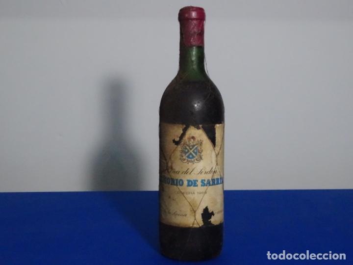 Collection of wines and liquors: VINO SE&Ntilde;OR&Iacute;O DE SARRIA 1969