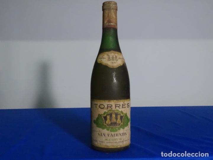 Collection of wines and liquors: VINO COLECCI&Oacute;N. TORRES SAN VALENT&Iacute;N M&Eacute;DIUM A&Ntilde;OS 70.