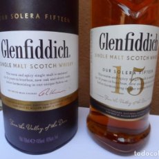 Coleccionismo de vinos y licores: WHISKY GLENFIDDICH RESERVA 15 ANOS SOLERA. Lote 323053193