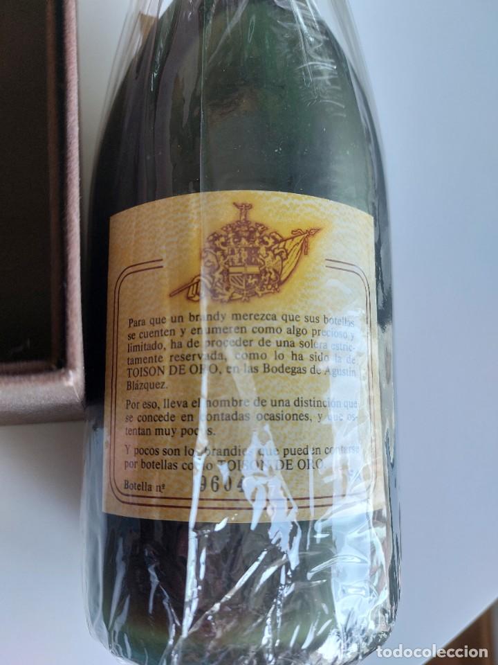 Coleccionismo de vinos y licores: Brandy Toison de Oro - Foto 3