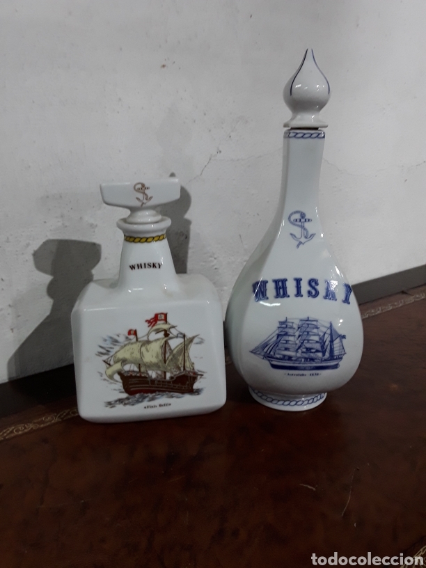 Coleccionismo de vinos y licores: Botellas cer&aacute;micas Guillen - Foto 1