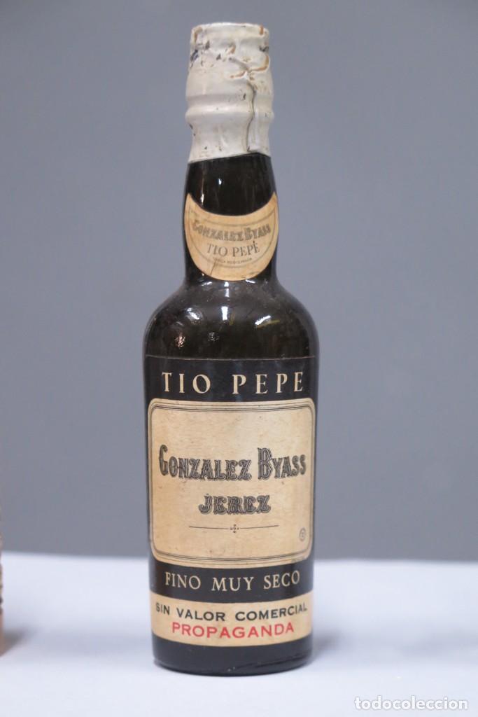 Collectionnisme de vins et liqueurs: BOTELLIN. TIO PEPE FINO MUY SECO GONZALEZ BYASS. PROPAGANDO