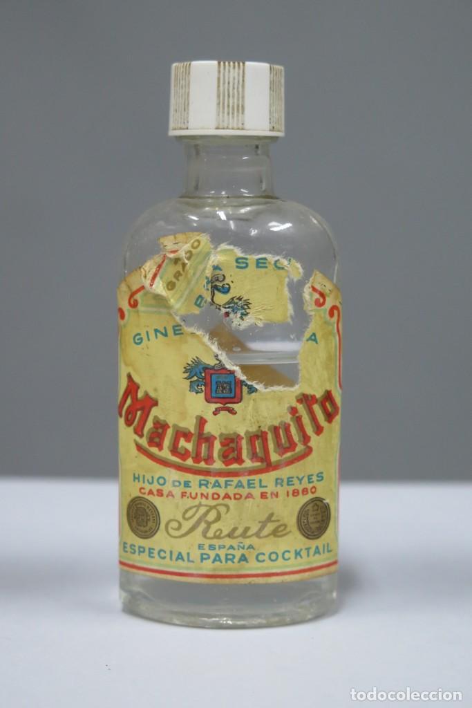 Colecionismo de vinhos e licores: BOTELLIN. MINIATURA GINEBRA SECA MACHAQUITO