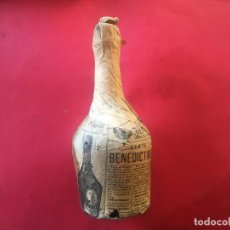 Coleccionismo de vinos y licores: BENEDICTINE VERITABLE BOTELLA D.O.M LIQUEUR DE L'ANCIENNE ABBAYE DE FECAMP, LICOR DE HIERBAS FRANCIA. Lote 335861258