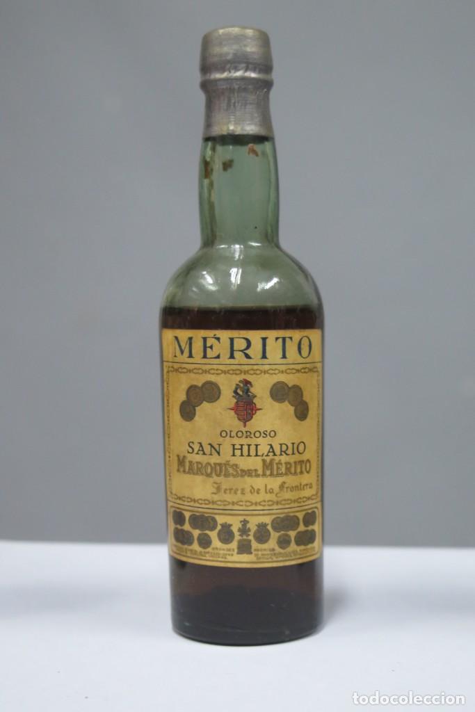 Collection of wines and liquors: BOTELLIN. BRANDY CO&Ntilde;AC, OLOROSO SAN HILARIO DE MERITO