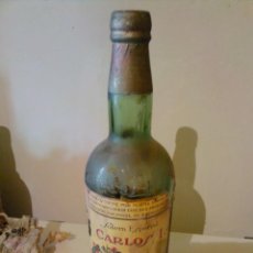 Coleccionismo de vinos y licores: BOTELLA BRANDY JEREZ DOMCQ CARLOS I