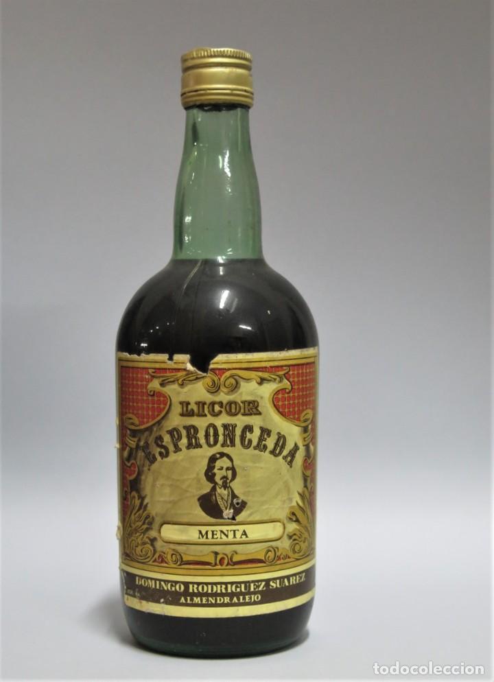 Coleccionismo de vinos y licores: BOTELLA. LICOR ESPRONCEDA. MENTA - Foto 1