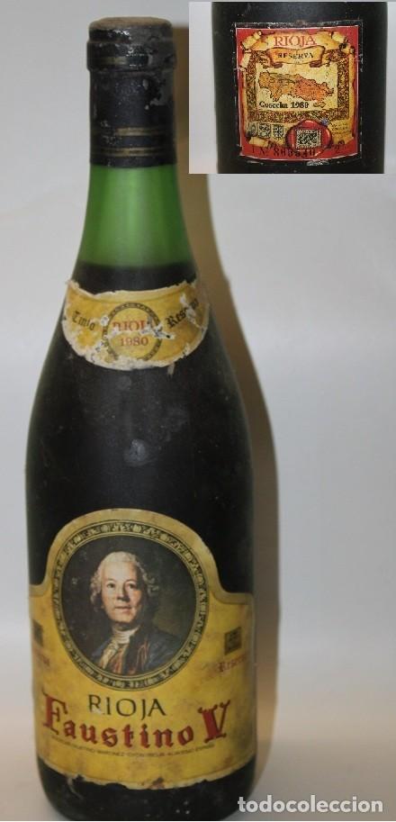 Sammlung von Weinen und Lik&ouml;ren: BOTELLA FAUSTINO V, RESERVA 1980