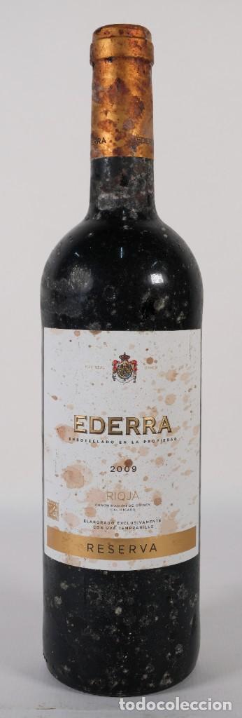 Collection of wines and liquors: Botella de vino Ederra 2009 Rioja Reserva