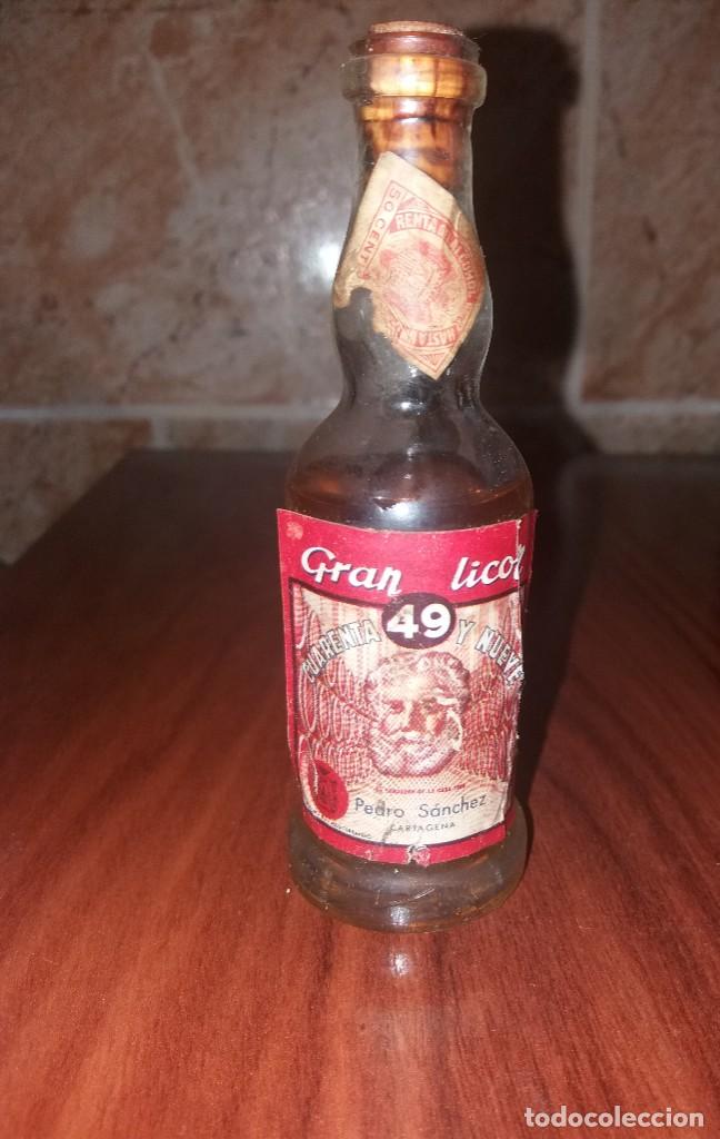 Coleccionismo de vinos y licores: botella botellin crema licor 49