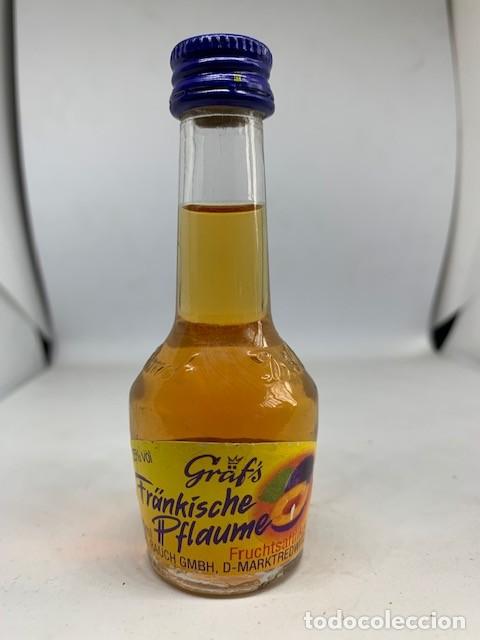 Coleccionismo de vinos y licores: botellin FRANKISCHE PFLAUME licor de ciruela elaborado por GRAFS DE ALEMANIA