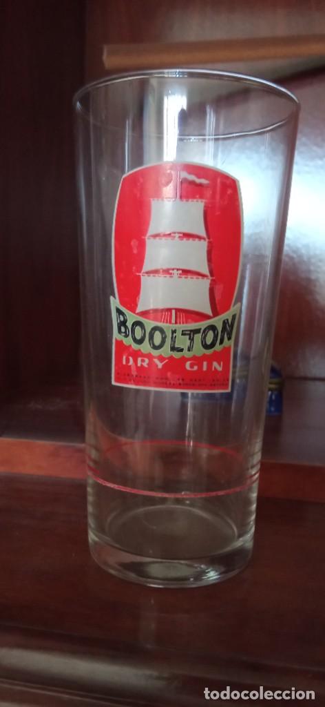Coleccionismo de vinos y licores: Vaso Ginebra Boolton