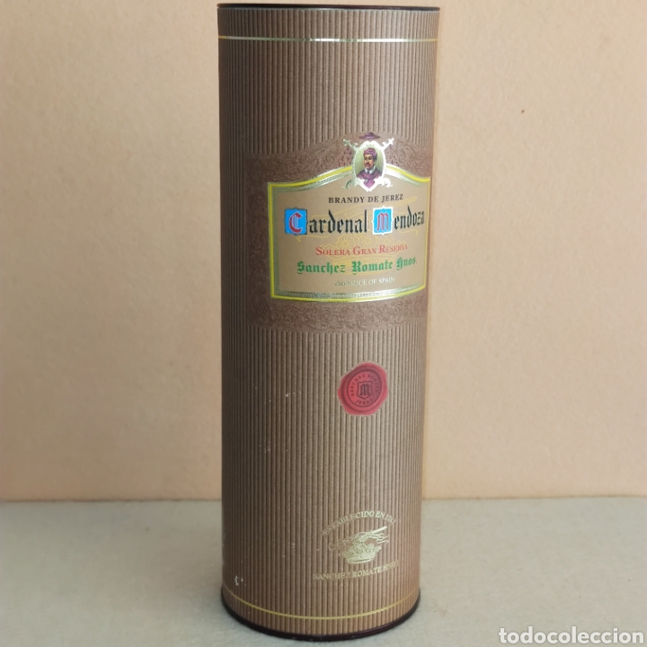 Coleccionismo de vinos y licores: Estuche brandy Cardenal Mendoza Romate 700 cl