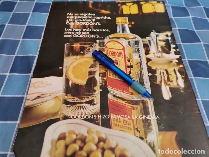 Coleccionismo de vinos y licores: GINEBRA GORDON'S DRY GIN ANUNCIO PUBLICIDAD REVISTA 1972