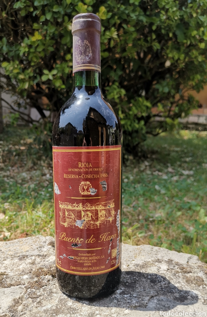 Sammlung von Weinen und Lik&ouml;ren: Vino Rioja Puente de Haro RESERVA 1986 - HARO Rioja Alta
