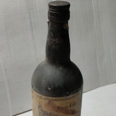 Coleccionismo de vinos y licores: BOTELLA ANTIGUA LICOR DE CAFÉ -VIEJO AFILADOR -LLENA SIN ABRIR MUY DIFÍCIL. Lote 350478694