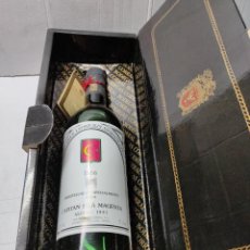 Coleccionismo de vinos y licores: BOTELLA ANTIGUA VINO - DON JACOBO -CRIANZA 1986 EN CAJA ORIGINAL ,PARA LAS FIESTAS DE ALCOY. Lote 350481964