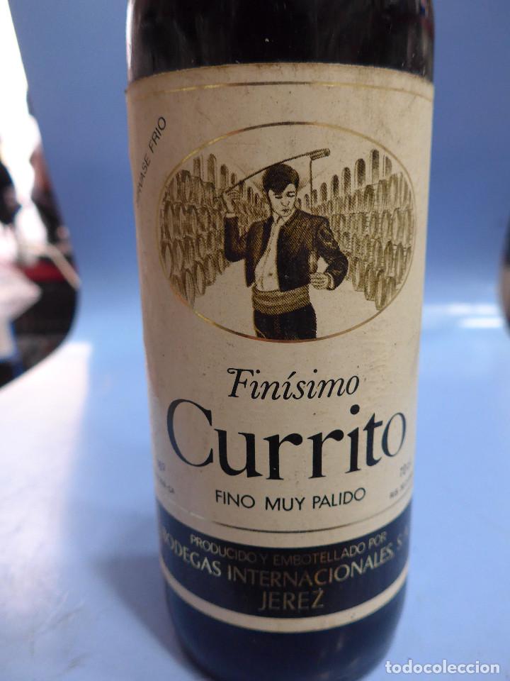 Coleccionismo de vinos y licores: BOTELLA DE FINISIMO CURRITO - Foto 2