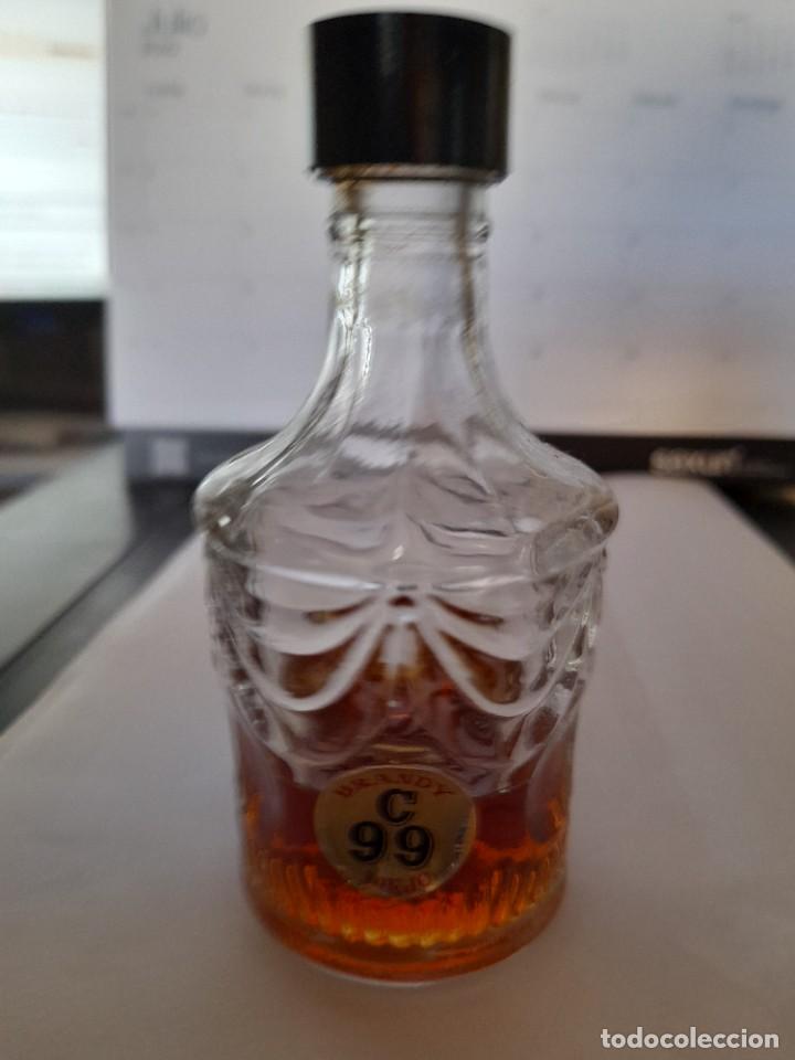 Coleccionismo de vinos y licores: BRANDY VIEJO C 99 PEQUE&Ntilde;A BOTELLA MINIATURA ANTIGUA BOTELLITA