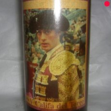 Coleccionismo de vinos y licores: BOTELLA ANTIGUA VINO DE COLECCION TAURINA, V CALIFA DEL TOREO. Lote 354880478