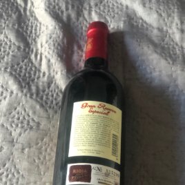 Botella de vino Castillo Ygay 1994