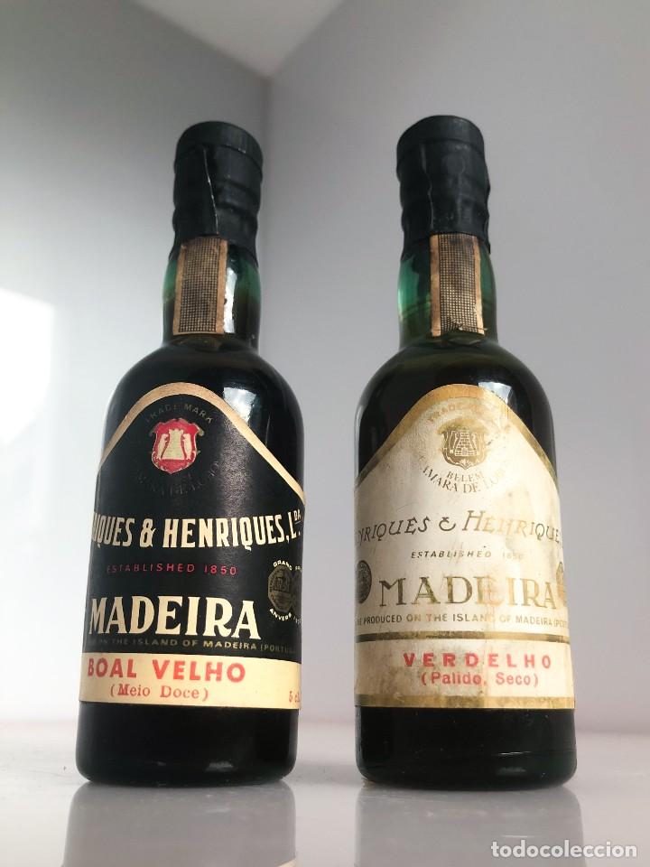 Coleccionismo de vinos y licores: Botellines de licor (3) - Henriques & Henriques - Precintados